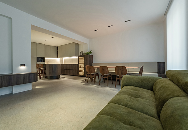 Casa Lienzo, Zaragoza. Reforma interior de vivienda realizada por el estudio Raíces Estudio de Arquitectura
