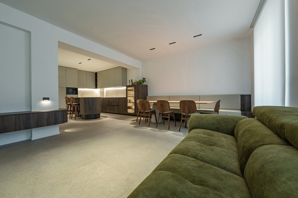 Casa Lienzo, Zaragoza. Reforma interior de vivienda realizada por el estudio Raíces Estudio de Arquitectura
