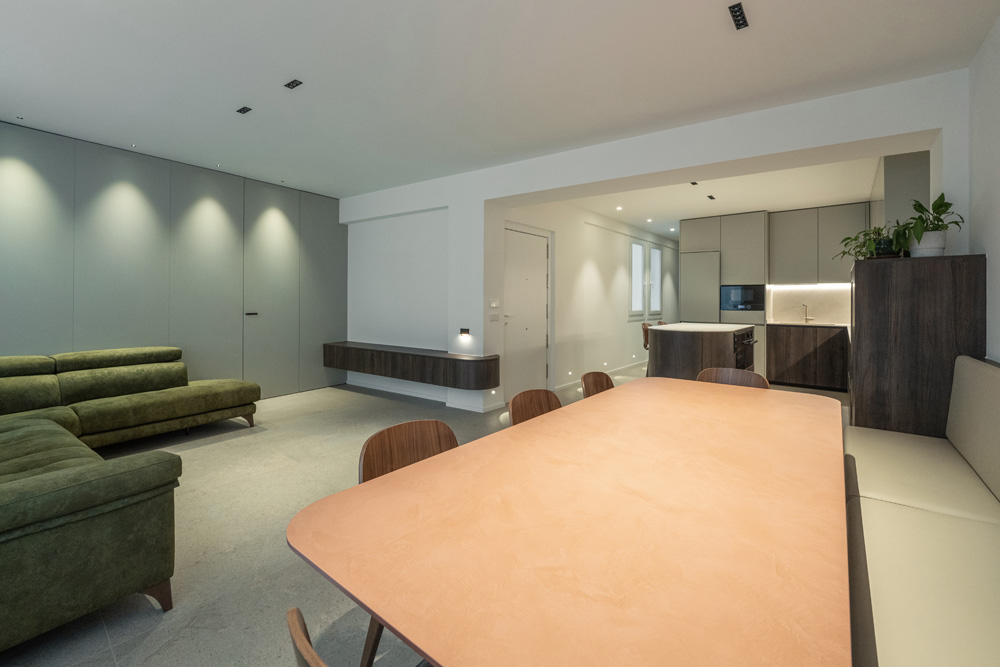 Casa Lienzo, Zaragoza. Reforma interior de vivienda realizada por el estudio Raíces Estudio de Arquitectura