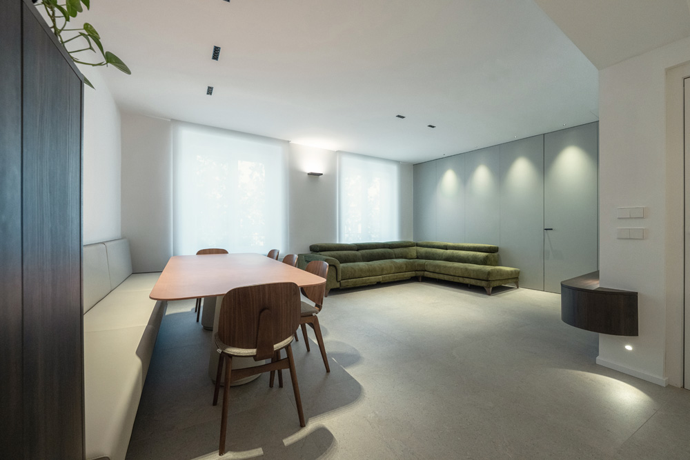 Casa Lienzo, Zaragoza. Reforma interior de vivienda realizada por el estudio Raíces Estudio de Arquitectura