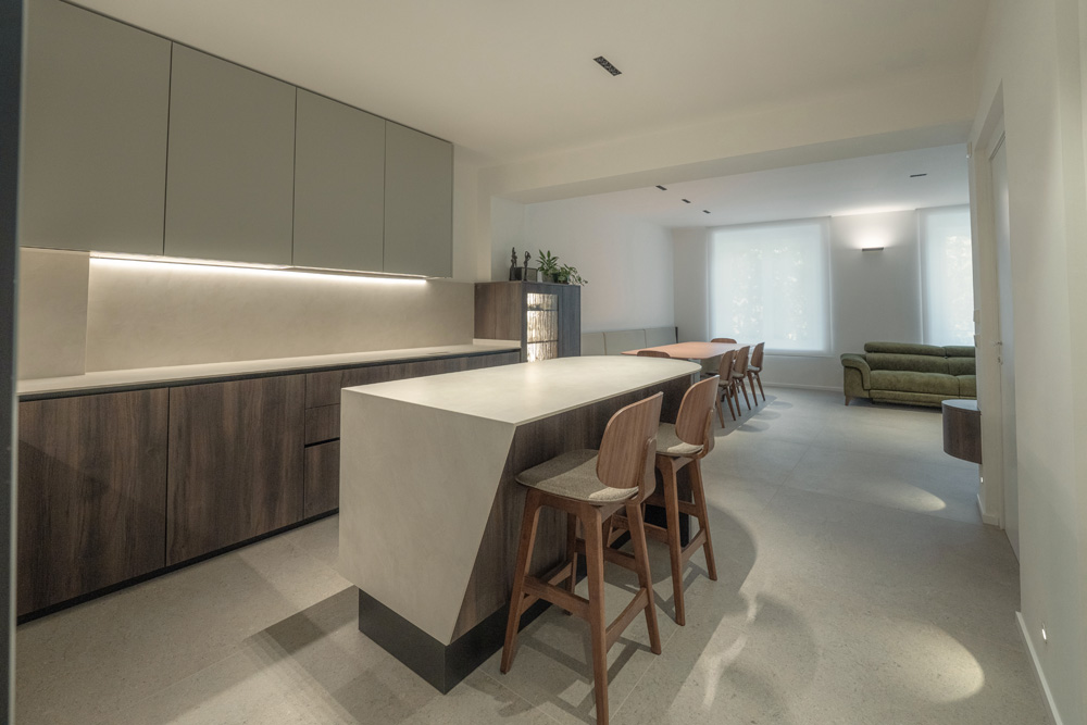 Casa Lienzo, Zaragoza. Reforma interior de vivienda realizada por el estudio Raíces Estudio de Arquitectura