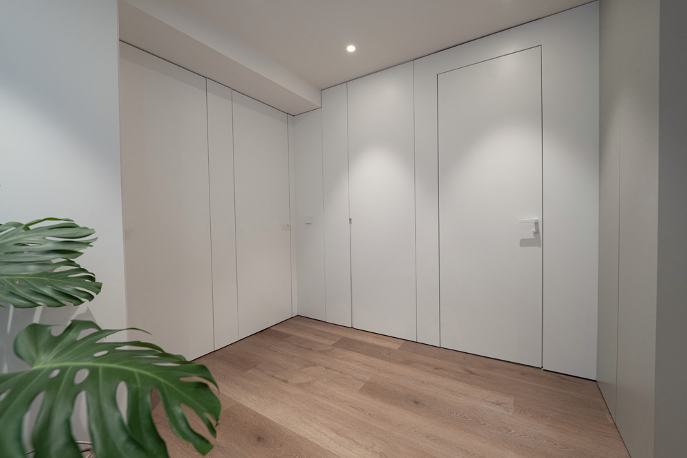 Casa Lienzo, Zaragoza. Reforma interior de vivienda realizada por el estudio Raíces Estudio de Arquitectura