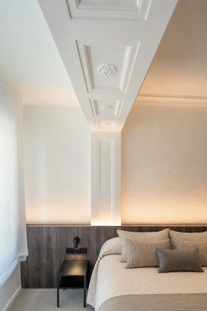 Casa Lienzo, Zaragoza. Reforma interior de vivienda realizada por el estudio Raíces Estudio de Arquitectura